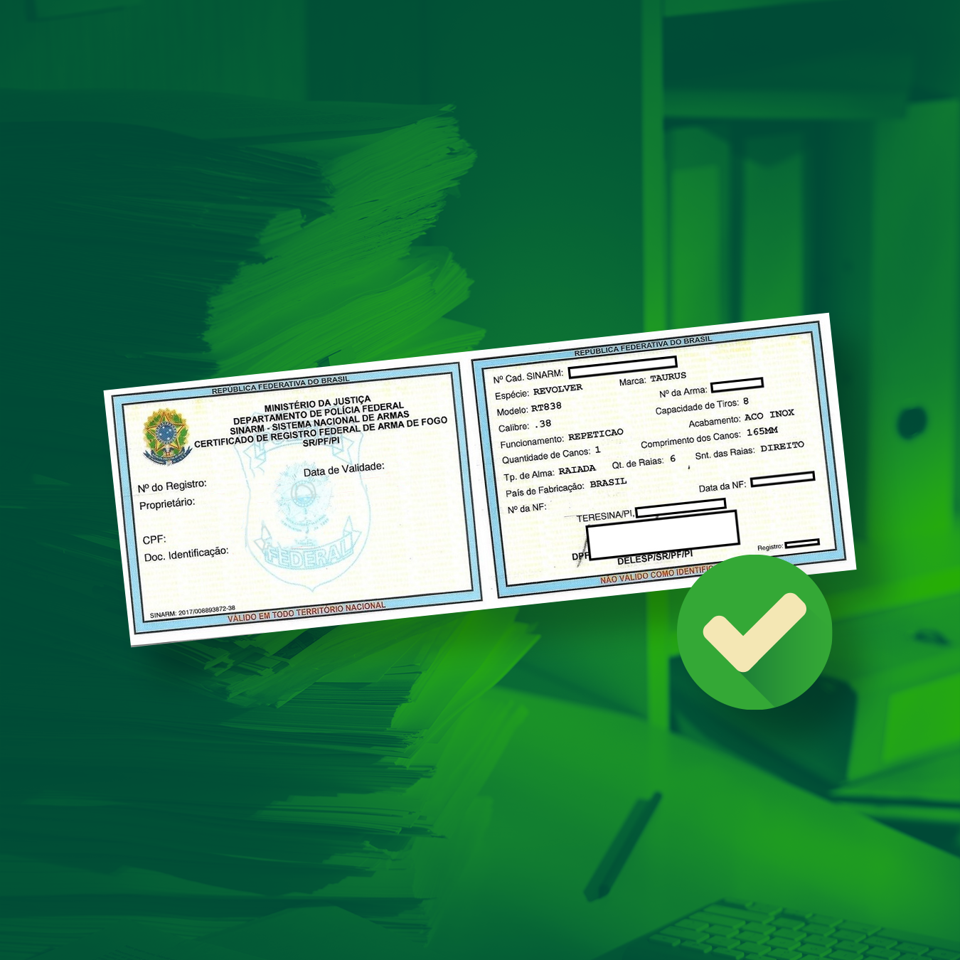 Registro e Apostilamento de Arma - (SINARM)