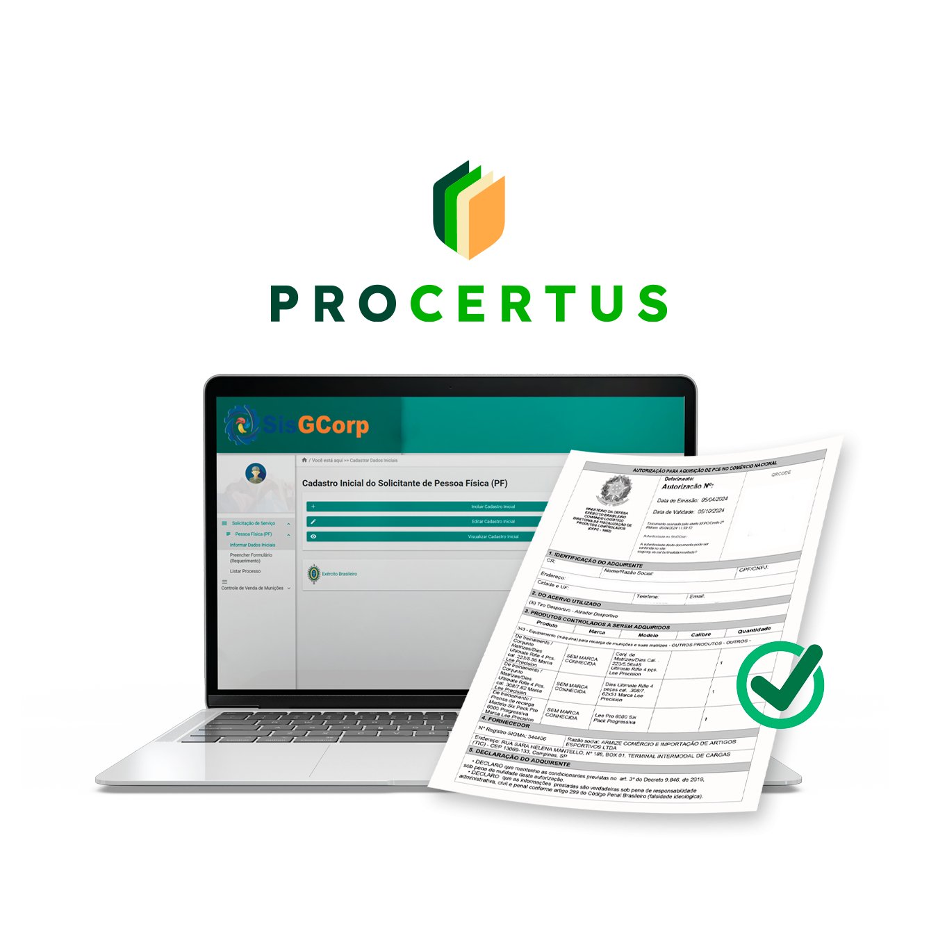 Cancelamento do Certificado de Registro  Pessoa Física (SisGCorp)